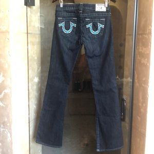 True Religion Bootcut dark denim jeans